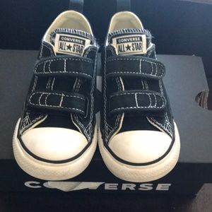 Toddler Velcro close Converse sneakers